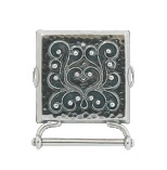 Veskestøl 830 Oksidert Sølv