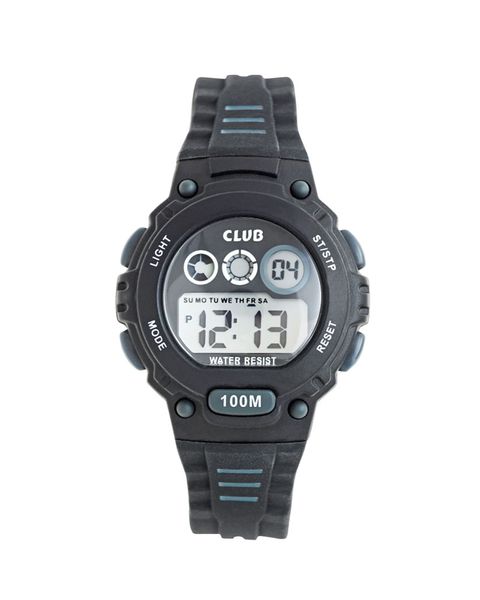 BARNEKLOKKE - SORT - DIGITAL - 32 MM