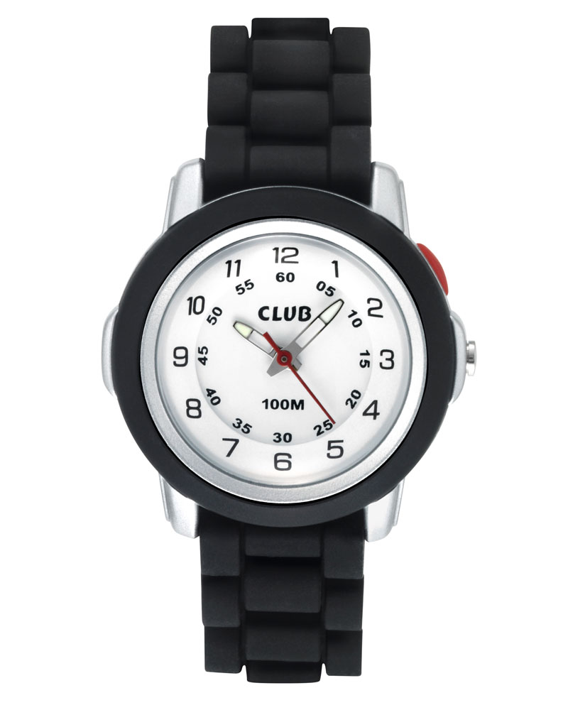 Club Klokke Sort 33mm 