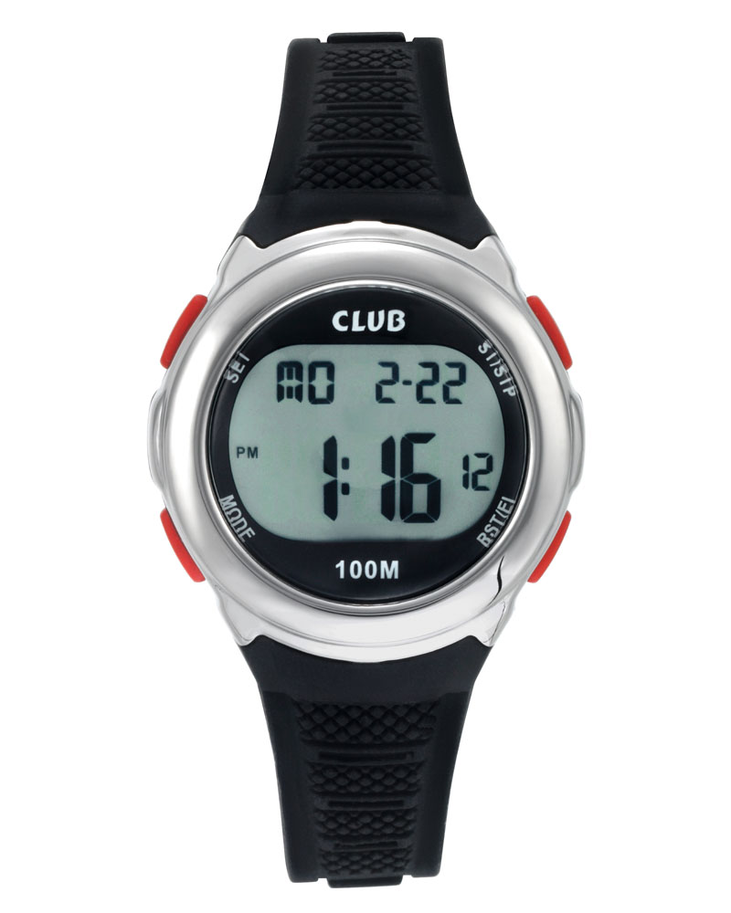 Club Barneklokke Sort 