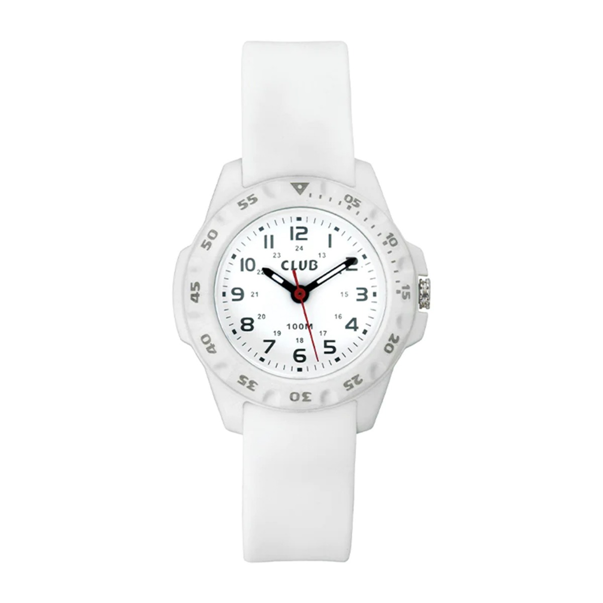 Barneklokke Hvit 35 mm