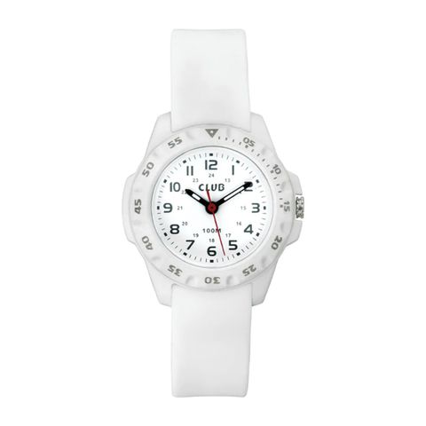 Barneklokke Hvit 35 mm