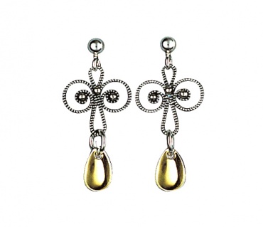 øredobb, oksidert m/forg.lauv