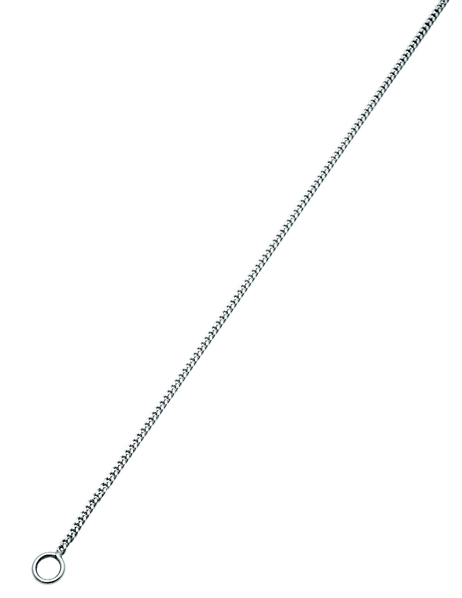 Kjede Panser 60 cm Sølv