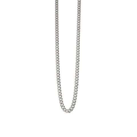 Panser Kjede Sølv 6,5mm 55cm