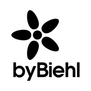 Logoen til det danske smykkemerket ByBiehl, som lager sofistikerte, feminine, tidløse og personlige smykker. 